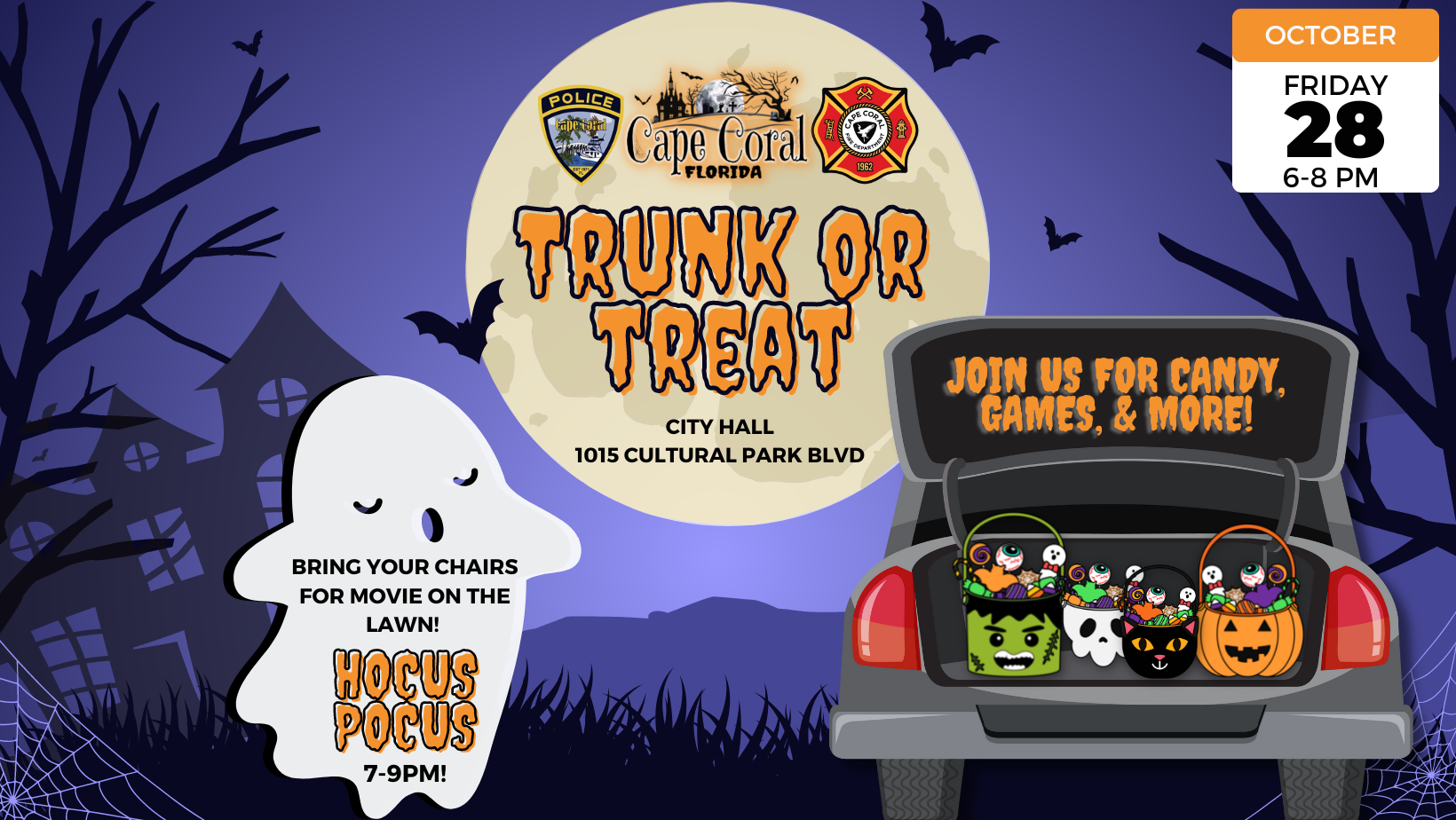 Trunk or Treat Flyer (Facebook Cover)